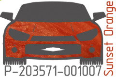 Sunset Orange Pearl P-203571-001007